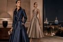 how to style taffeta dresses