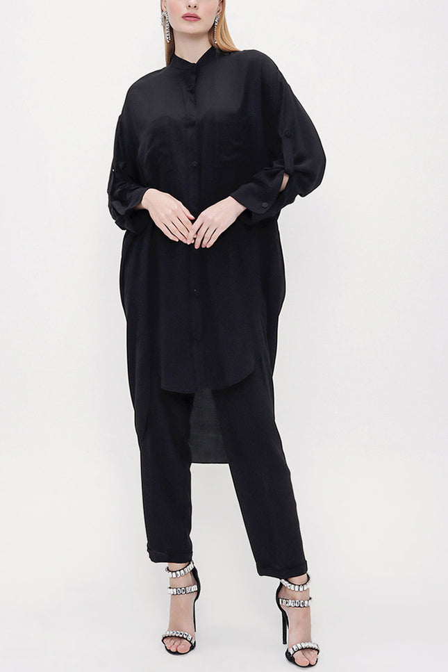 Black Wide cut shirt 10807