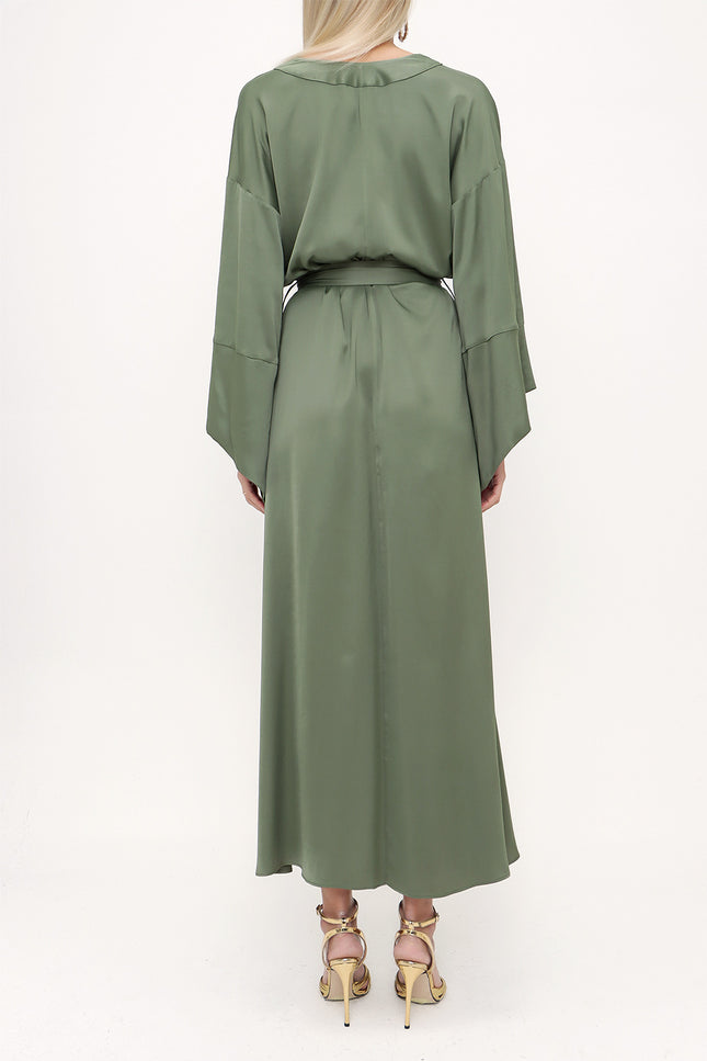 Khaki Kimono dress 93403