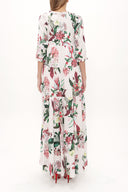 Kadın  Büzgülü Bol Kesim Uzun Elbise 92773