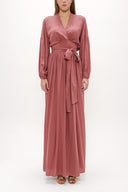 Balon Kol Anvelop Uzun Elbise 93271