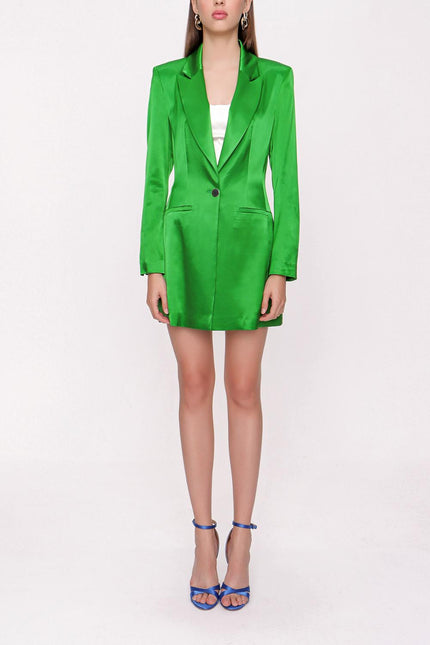 Green Slim fit blazer jacket 61153