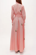 Nakışlı Uzun Elbise 92866