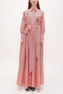 Nakışlı Uzun Elbise 92866