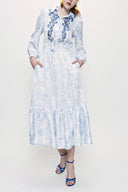 Nakışlı Gömlek Elbise 93903