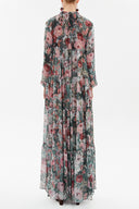 Büzgülü Bol Kesim Uzun Elbise 92773