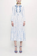 Nakışlı Gömlek Elbise 93903