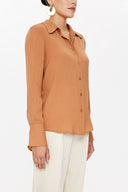 Camel Hair Wide cut shirt 10710