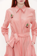 Nakışlı Uzun Elbise 92866