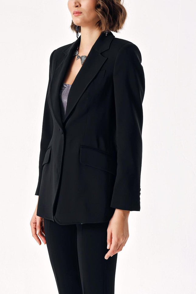 Black Classic blazer jacket 61171