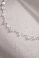 Silver 925 sterling silver necklace with sparkling stone details 53