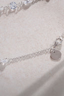 Silver 925 sterling silver necklace with sparkling stone details 53