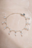 Silver 925 sterling silver bracelet with crystal stones and sparkling details 54