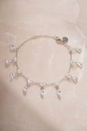 Silver 925 sterling silver bracelet with crystal stones and sparkling details 54
