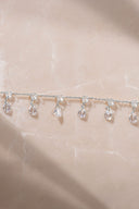 Silver 925 sterling silver bracelet with crystal stones and sparkling details 54