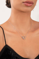 Silver 925 Sterling Silver Necklace with Link Detail 136