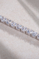 Silver Crystal stone detailed 925 sterling silver tennis bracelet 66