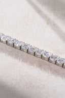 Silver Crystal stone detailed 925 sterling silver tennis bracelet 67