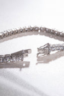 Silver Crystal stone detailed 925 sterling silver tennis bracelet 67