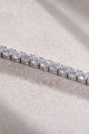Silver Crystal stone detailed 925 sterling silver tennis bracelet 68