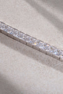 Silver Crystal stone detailed 925 sterling silver tennis bracelet 70