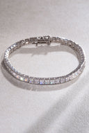 Silver Crystal stone detailed 925 sterling silver tennis bracelet 71