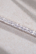 Silver Crystal stone detailed 925 sterling silver tennis bracelet 71