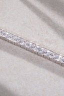 Silver Crystal stone detailed 925 sterling silver tennis bracelet 71