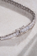 Silver Crystal stone detailed 925 sterling silver tennis bracelet 71