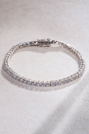 Silver Crystal stone detailed 925 sterling silver tennis bracelet 72