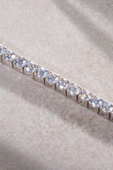 Silver Crystal stone detailed 925 sterling silver tennis bracelet 72