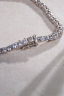 Silver Crystal stone detailed 925 sterling silver tennis bracelet 72
