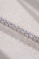 Silver Crystal stone detailed 925 sterling silver tennis bracelet 74