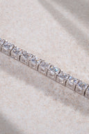 Silver Crystal stone detailed 925 sterling silver tennis bracelet 74