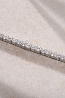 Silver Crystal stone detailed 925 sterling silver tennis bracelet 75