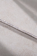 Silver Crystal stone detailed 925 sterling silver tennis bracelet 76