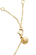 Gold 925 sterling silver bracelet with star details 155