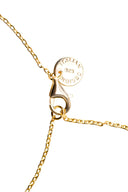 Gold 925 sterling silver bracelet with star and crystal stone details 156