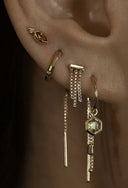 Gold Chain detailed earrings 277