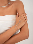 Silver 925 sterling silver shahmaran with double bracelet design 150