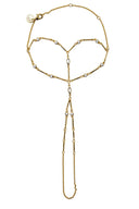 Gold 925 sterling silver shahmaran with double bracelet design 150