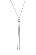 Silver 925 sterling silver shahmaran with teardrop stone detail 152