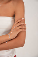 Silver 925 sterling silver shahmaran with sparkling stone detail 176