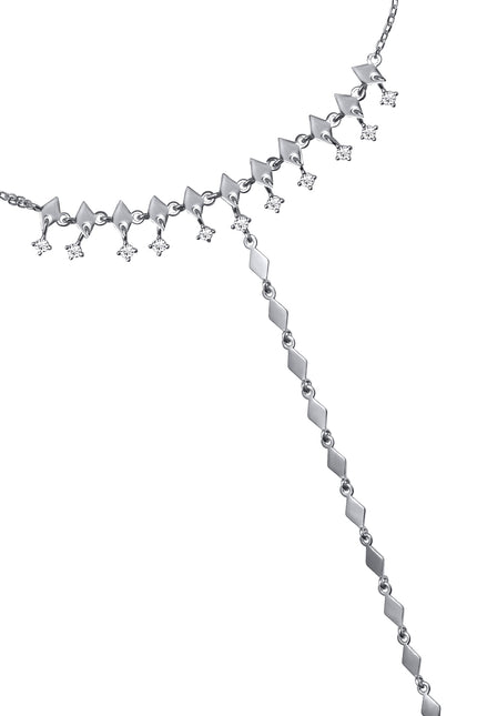 Silver 925 sterling silver shahmaran with sparkling stone detail 176