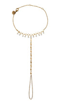 Gold 925 sterling silver shahmaran with sparkling stone detail 176