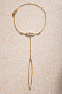 Gold Crystal stone detailed 925 sterling silver shahmaran 48