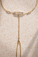 Gold Crystal stone detailed 925 sterling silver shahmaran 48