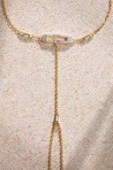 Gold Crystal stone detailed 925 sterling silver shahmaran 48