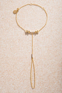 Gold Special cut crystal stone detailed 925 sterling silver shahmeran 49