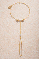Gold Special cut crystal stone detailed 925 sterling silver shahmeran 49